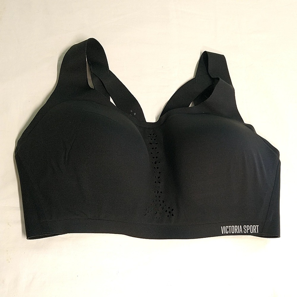 Victoria Sport Sports Bra Womens 36DD Black Angel Max High Impact Racerback